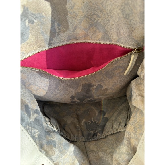 ELLIOTT LUCCA BIG WHITE PEBBLED LEATHER BAG WITH GOLD BEAUTIFUL CONDITION - Picture 6 of 9